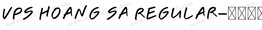 VPS Hoang Sa Regular字体转换
